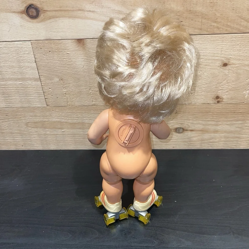 Mattel 1980’s Baby Skates 15”‎ Doll Great Condition - No Clothes - Tested Works!